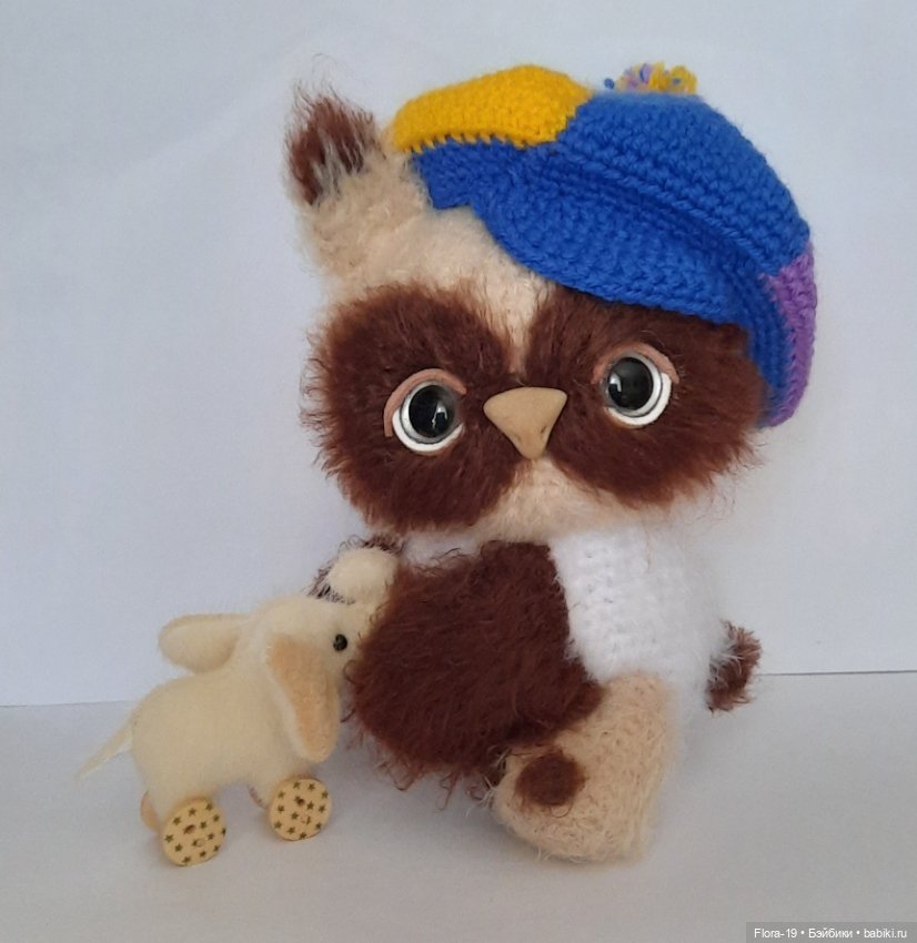 Совёнок — Вязаные игрушки и амигуруми: крючком