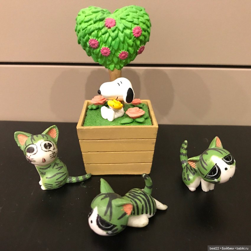 Зеленый кот — Коллекционные фигурки (разное): животные