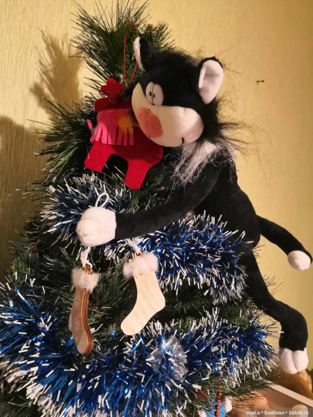 Кот и ёлка — Интересные игрушки и фигурки (разное): редкие (фото 3)