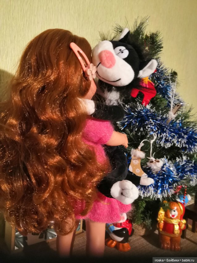 Кот и ёлка — Интересные игрушки и фигурки (разное): редкие