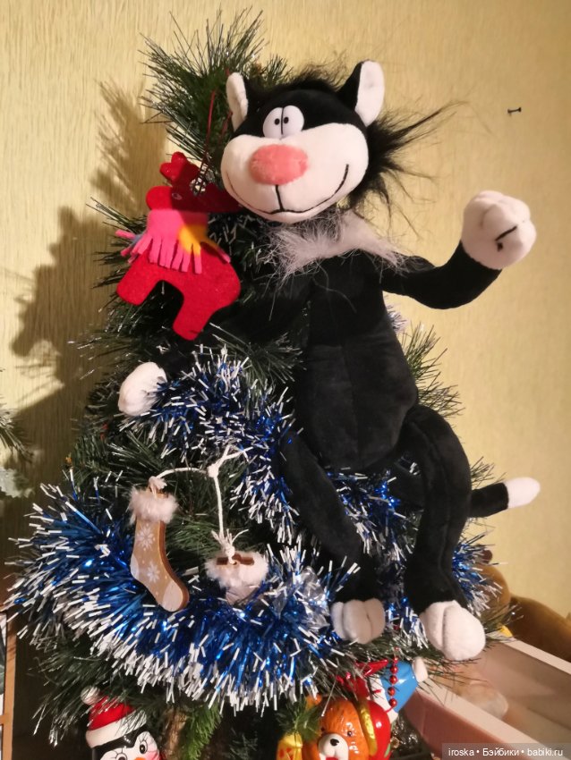Кот и ёлка — Интересные игрушки и фигурки (разное): редкие (фото 5)