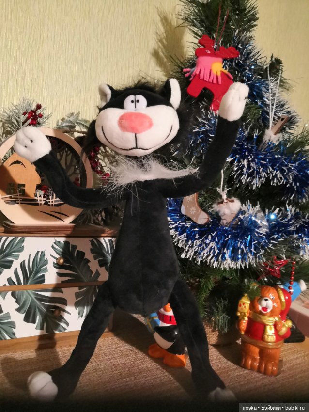 Кот и ёлка — Интересные игрушки и фигурки (разное): редкие (фото 9)