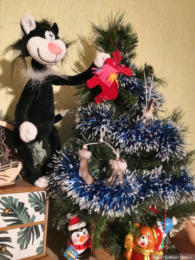 Кот и ёлка — Интересные игрушки и фигурки (разное): редкие (фото 4)