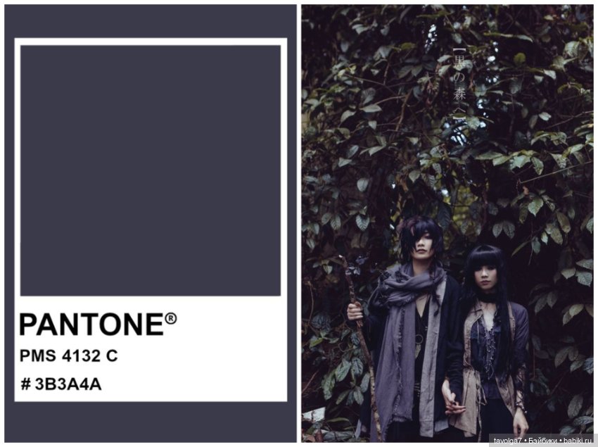 Ноябрьский чёрный — Сочетание цветов: палитры для одежды и интерьера