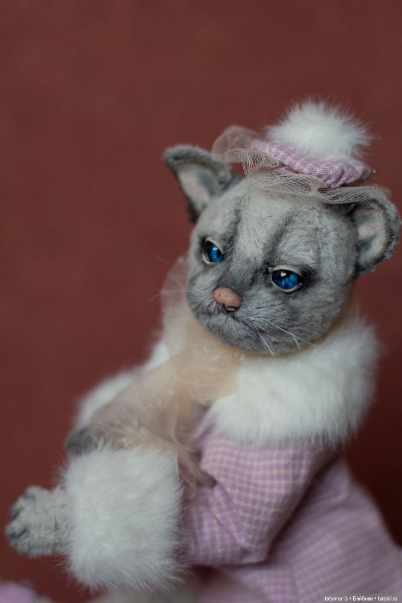 Кошечка Фифа — Авторские мишки Тедди и друзья: фото (фото 6)