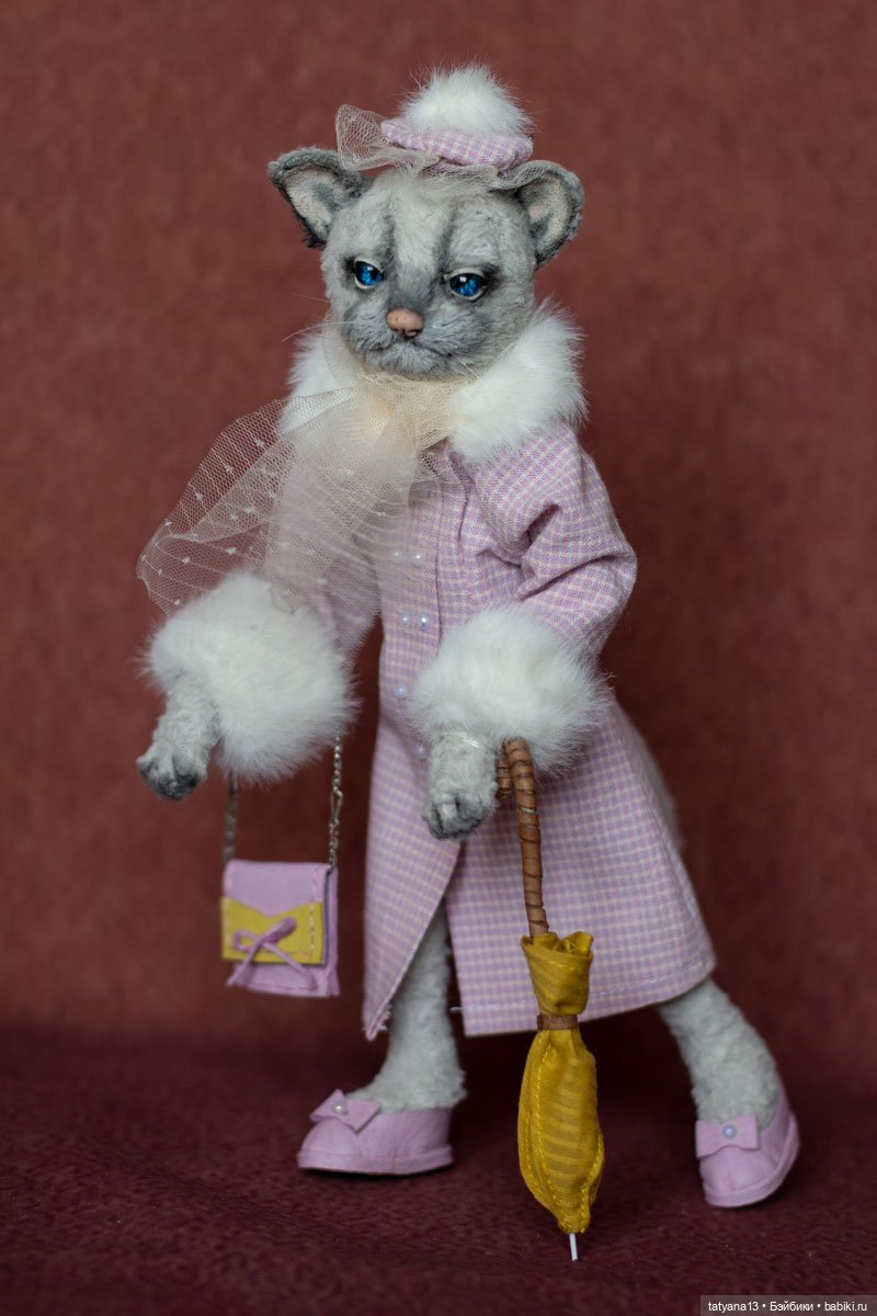 Кошечка Фифа — Авторские мишки Тедди и друзья: фото (фото 10)