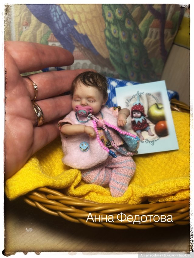 Малыши-младенчики🧸🤗😍 — Авторские миниатюрные куклы: лепка