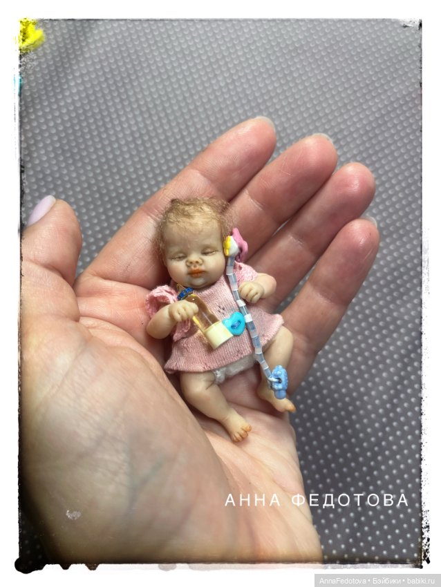 Малыши-младенчики🧸🤗😍 — Авторские миниатюрные куклы: лепка (фото 4)