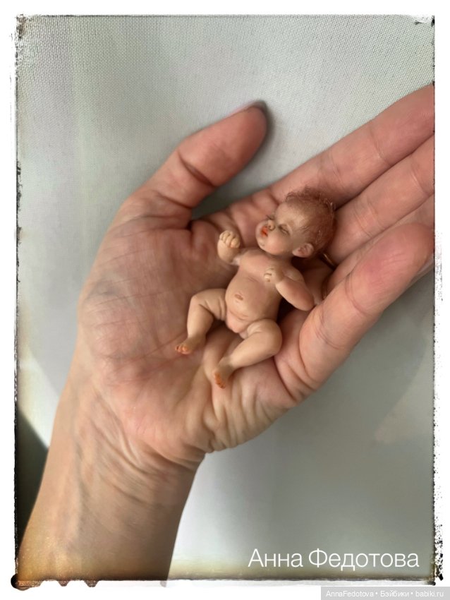 Малыши-младенчики🧸🤗😍 — Авторские миниатюрные куклы: лепка (фото 5)