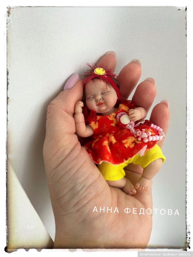 Малыши-младенчики🧸🤗😍 — Авторские миниатюрные куклы: лепка (фото 9)