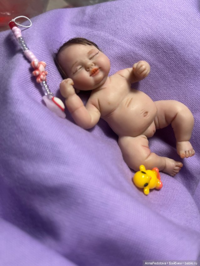 Малыши-младенчики🧸🤗😍 — Авторские миниатюрные куклы: лепка (фото 8)