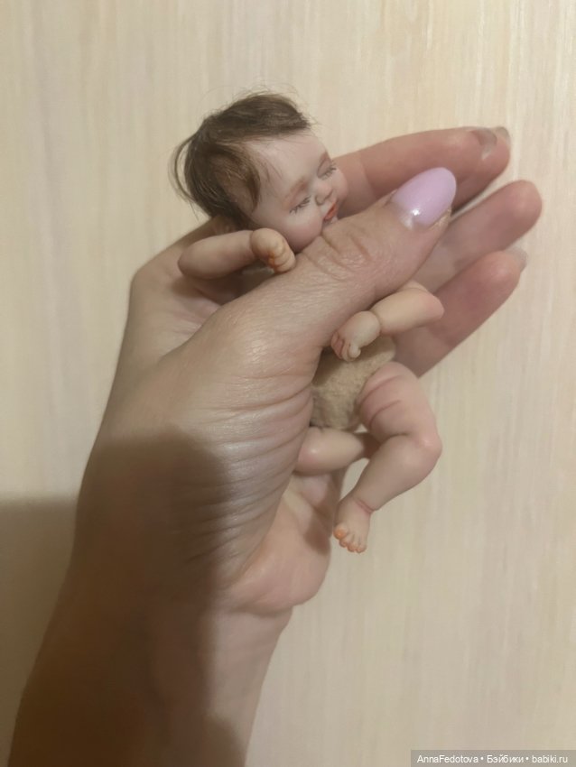 Малыши-младенчики🧸🤗😍 — Авторские миниатюрные куклы: лепка
