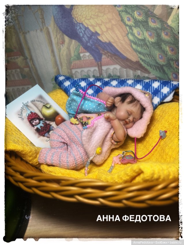 Малыши-младенчики🧸🤗😍 — Авторские миниатюрные куклы: лепка