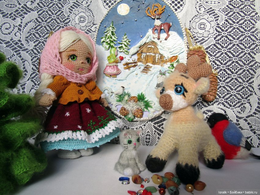 Сказка, связанная крючком часть 2. "Серебряное копытце" (фото 3)