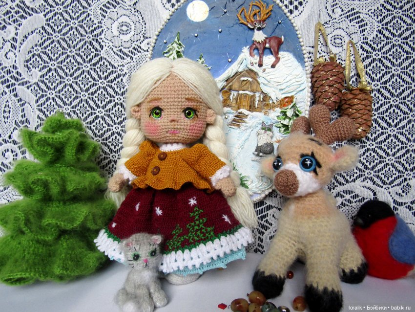 Сказка, связанная крючком часть 2. "Серебряное копытце" (фото 8)