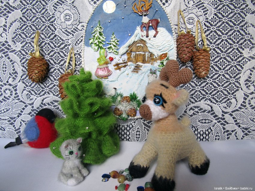 Сказка, связанная крючком часть 2. "Серебряное копытце" (фото 5)