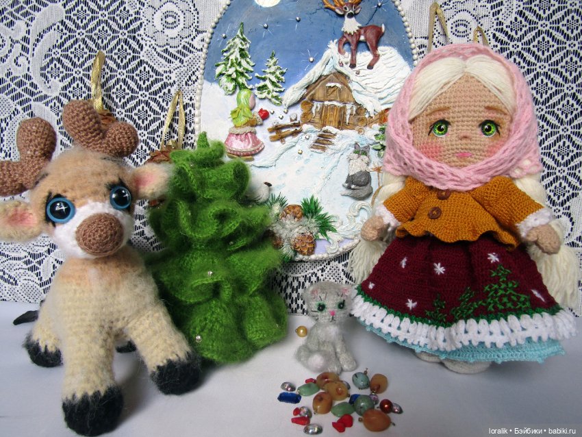 Сказка, связанная крючком часть 2. "Серебряное копытце" (фото 6)