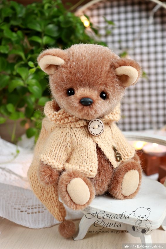Тедди мишка Аликс — Авторские мишки Тедди и друзья: фото (фото 3)