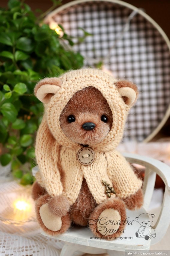 Тедди мишка Аликс — Авторские мишки Тедди и друзья: фото (фото 2)