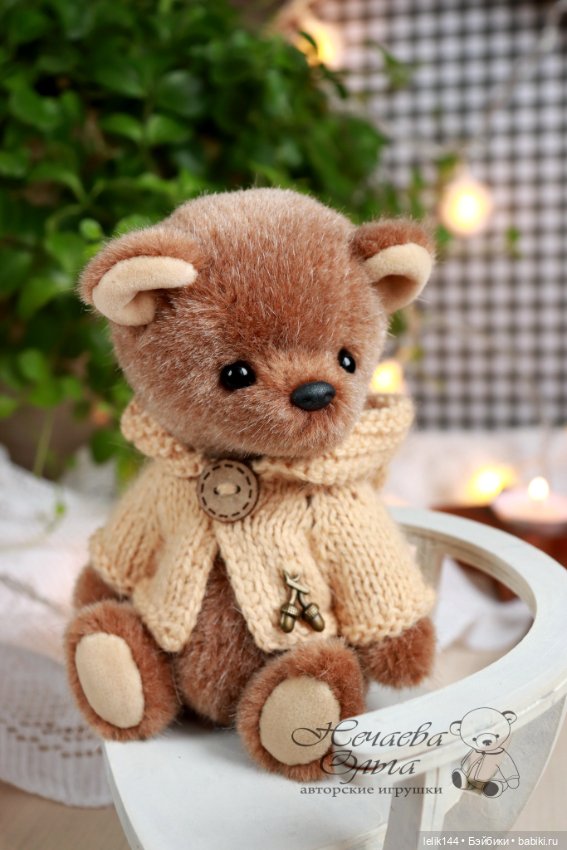 Тедди мишка Аликс — Авторские мишки Тедди и друзья: фото (фото 5)