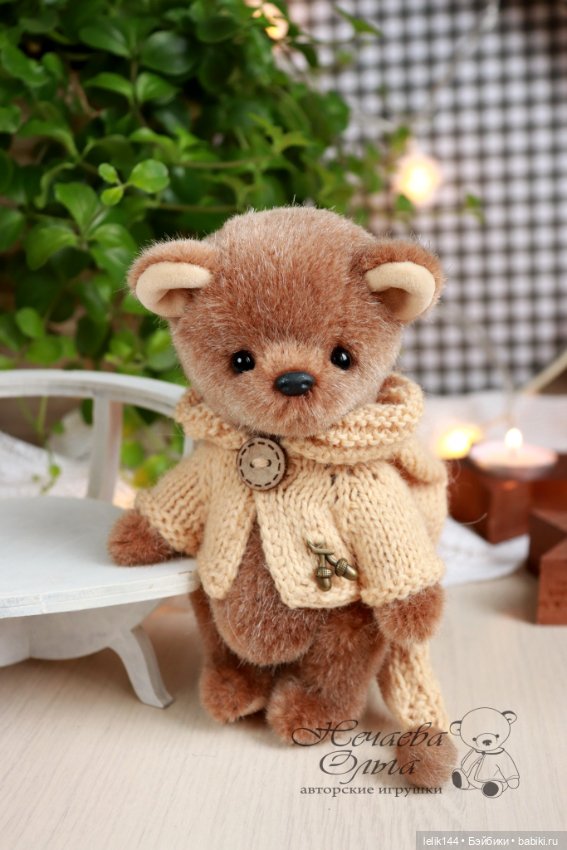 Тедди мишка Аликс — Авторские мишки Тедди и друзья: фото