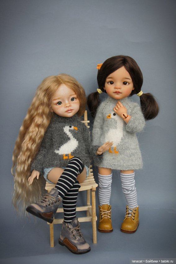 Маленькая вязальщица и ее гусики (фото 6)