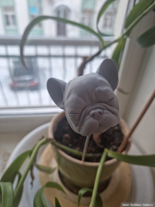 Мастермодель шарнирного щенка французкого бульдога (фото 5)