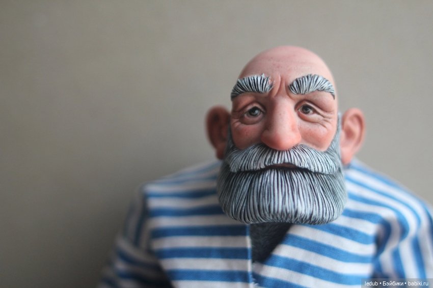 Дедуля номер 6 — Авторские шарнирные куклы своими руками: лепка (фото 2)