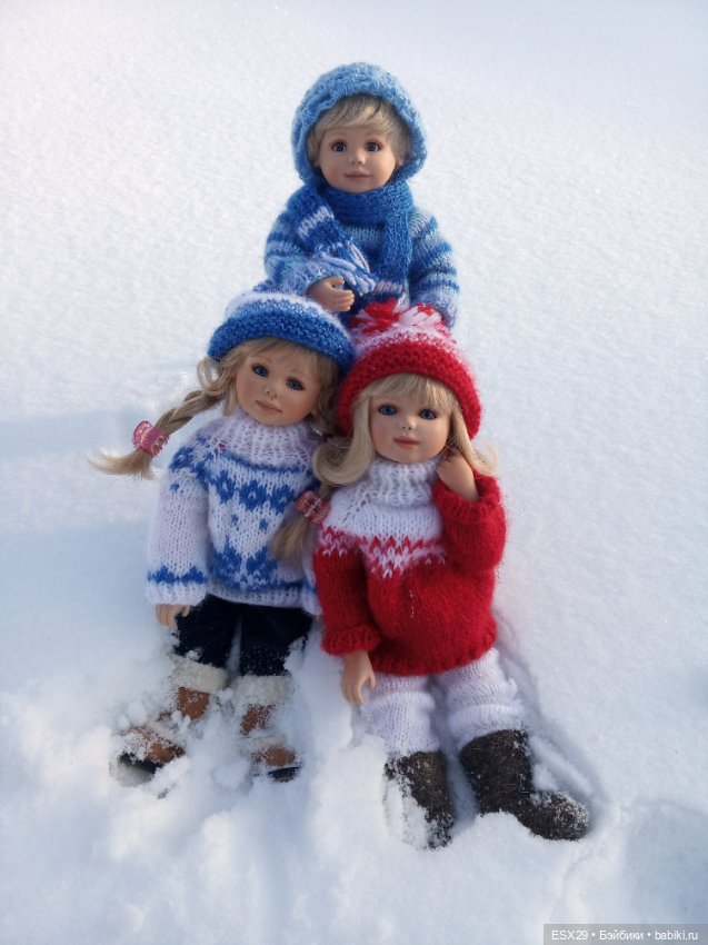 Малыши на прогулке — Куклы Gabriele Muller (Габриэле Мюллер): немецкий фарфор (фото 9)