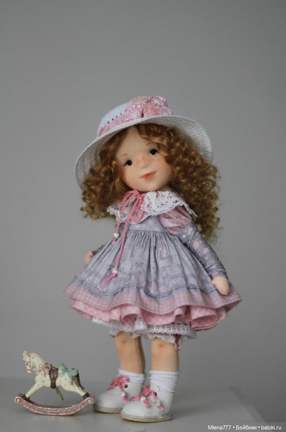 Николь — Авторские текстильные куклы: Вальдорфские (фото 3)
