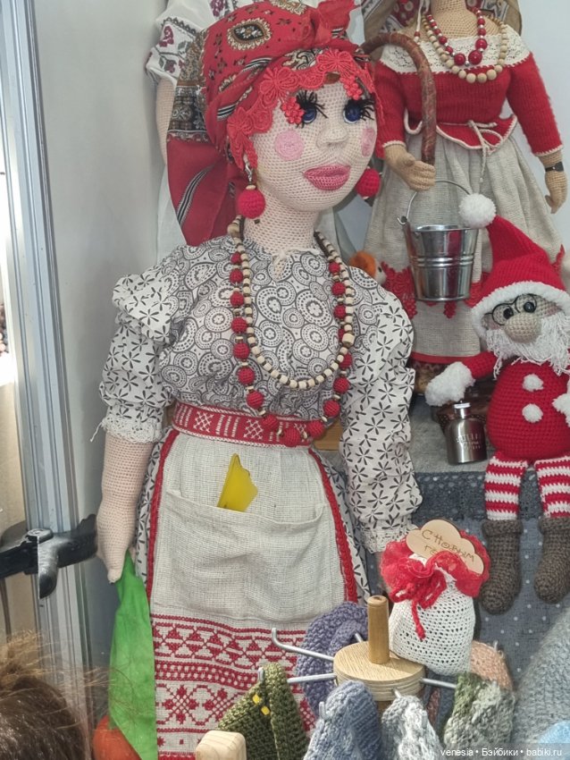 Выставка новогодние подарки. Куклы на Тишинке (фото 8)