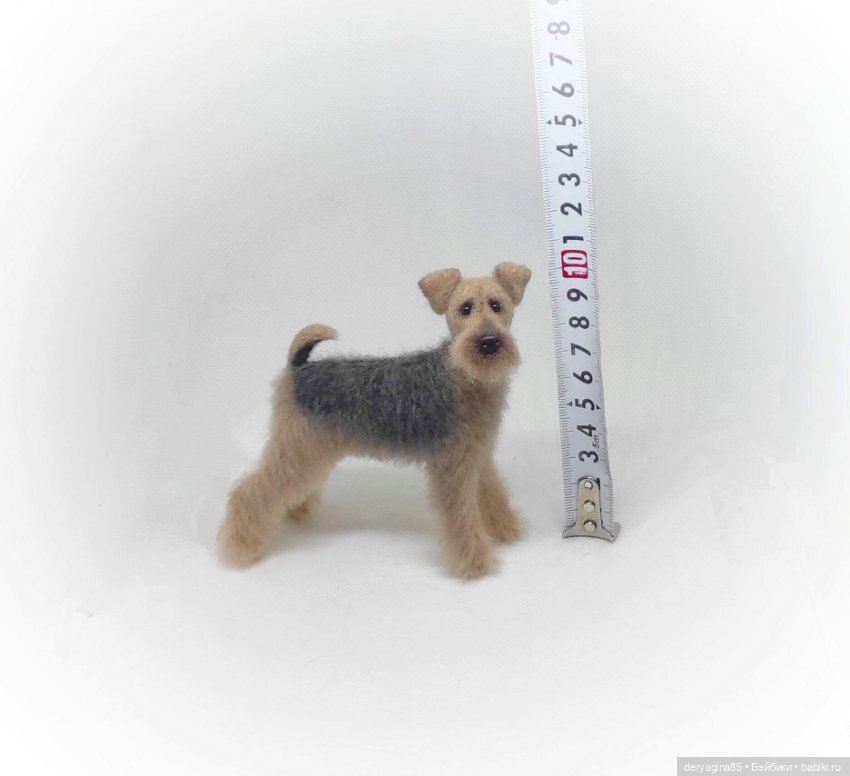 Еще один эрдельтерьер — Валяные игрушки из шерсти: сухое валяние