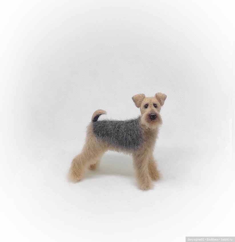 Еще один эрдельтерьер — Валяные игрушки из шерсти: сухое валяние (фото 6)