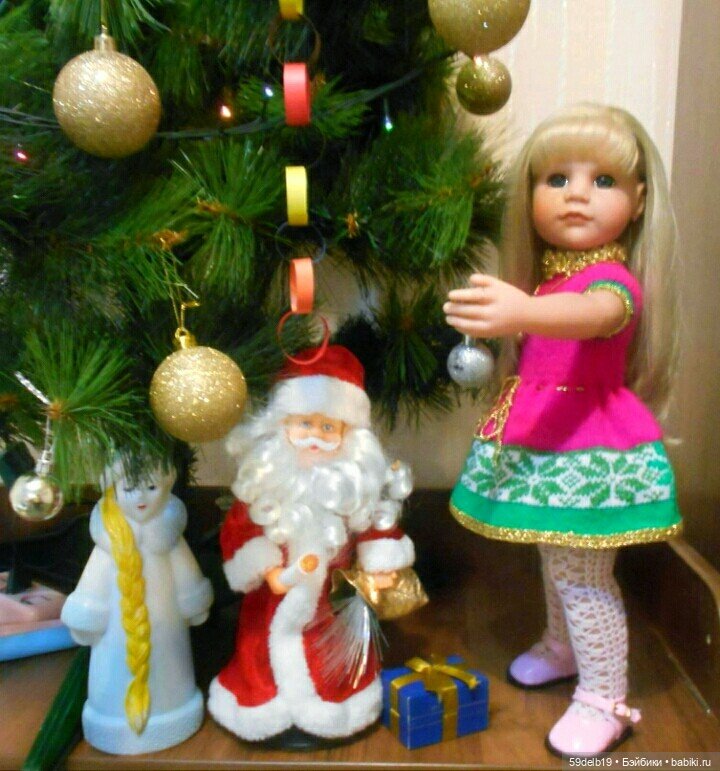 Люблю вязать новогодние жаккарды