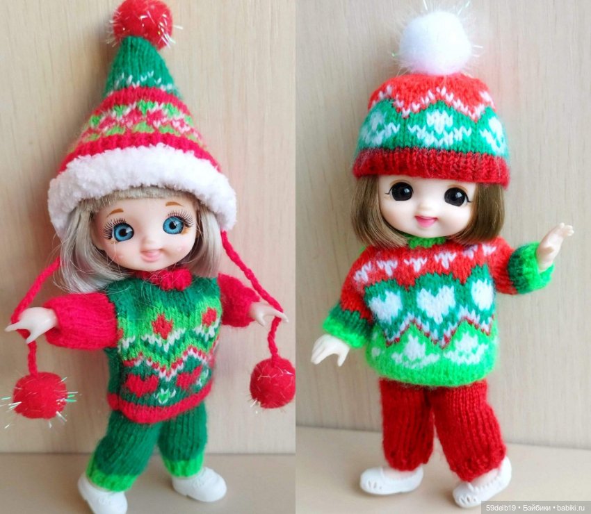 Люблю вязать новогодние жаккарды