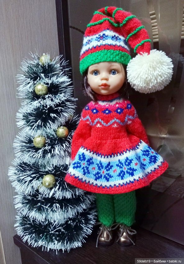 Люблю вязать новогодние жаккарды