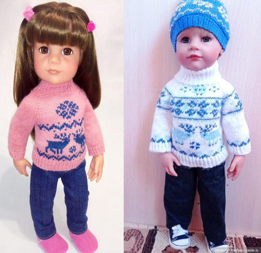 Люблю вязать новогодние жаккарды