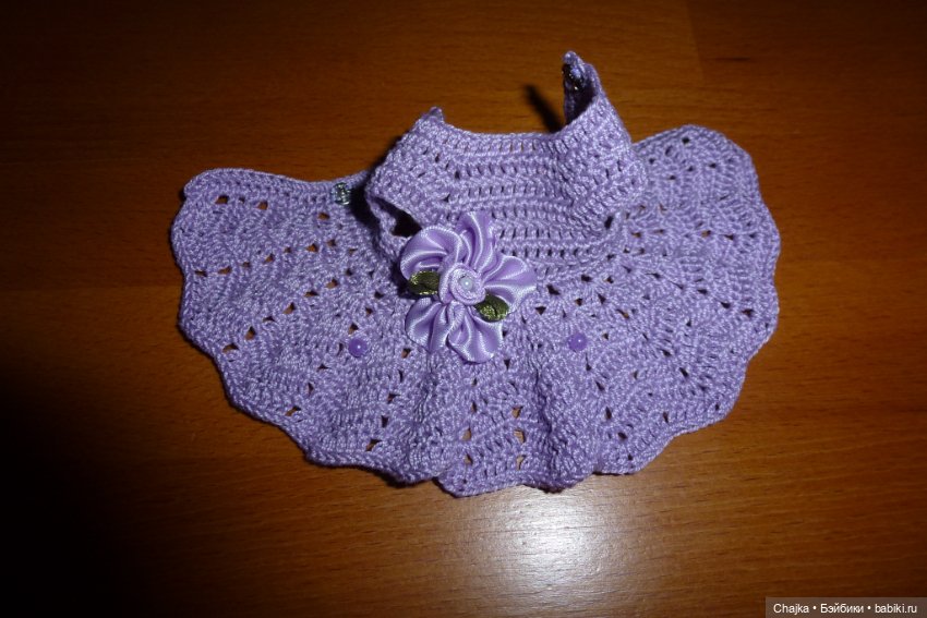 Вязаные платья на кукол Kiss me и Косолапки, ГДР, 17 и 18 см