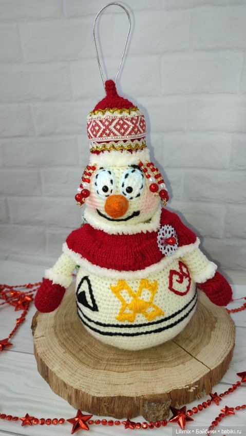 Чувашский Снеговик — Вязаные игрушки и амигуруми: крючком (фото 2)