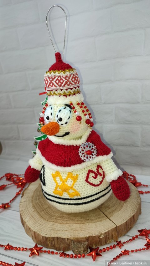 Чувашский Снеговик — Вязаные игрушки и амигуруми: крючком (фото 4)