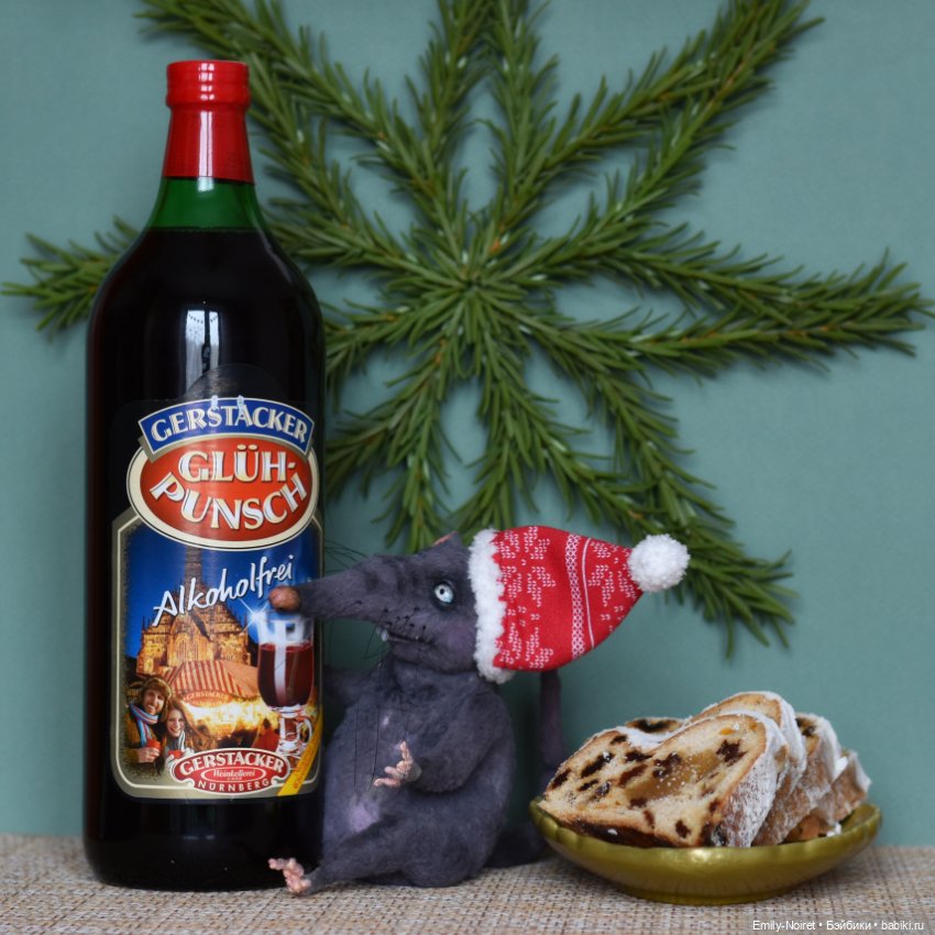 Крысюк отмечает праздник — Домашние фото авторских игрушек: Тедди