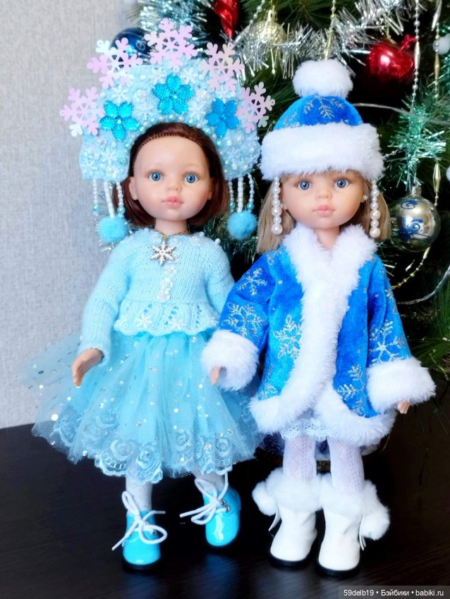 Наряд "СНЕГУРОЧКА" для кукол паола рейна