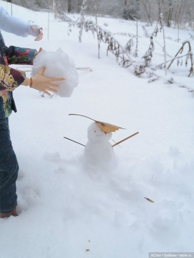 Зимняя прогулка — Портретные куклы знаменитостей: звезды кино