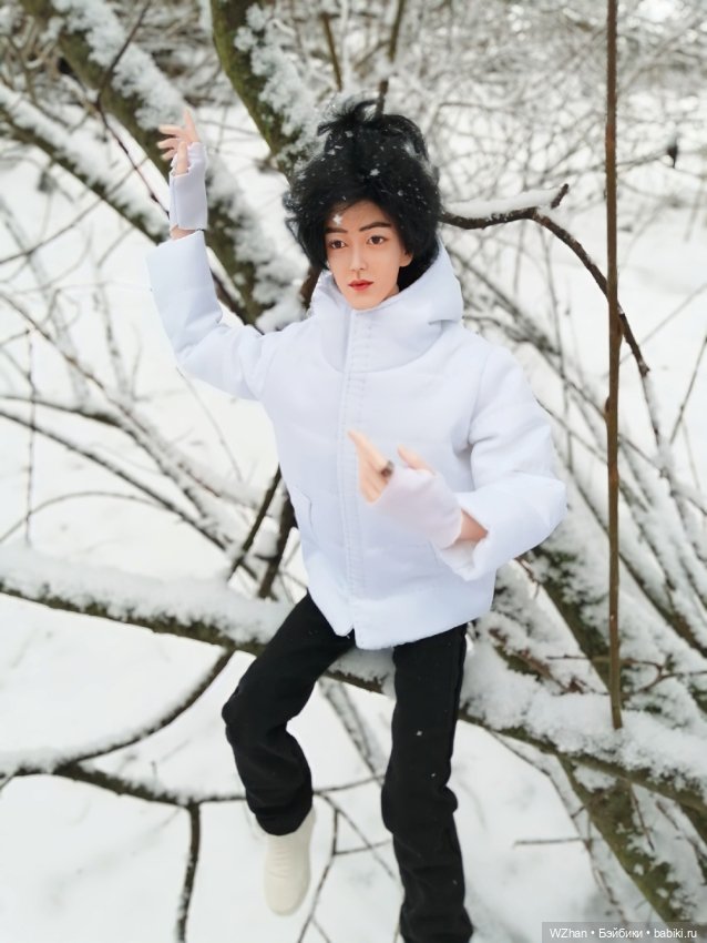 Зимняя прогулка — Портретные куклы знаменитостей: звезды кино (фото 9)