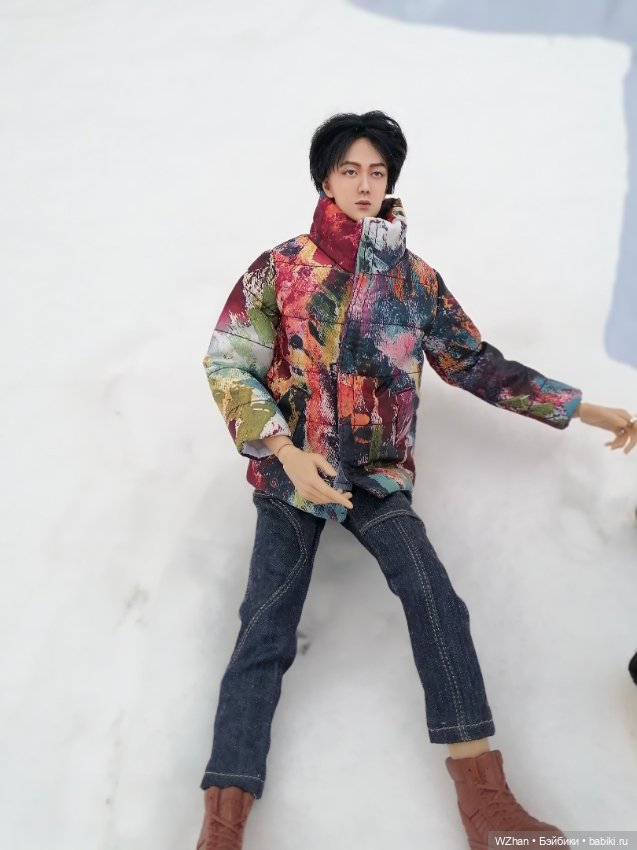 Зимняя прогулка — Портретные куклы знаменитостей: звезды кино (фото 7)