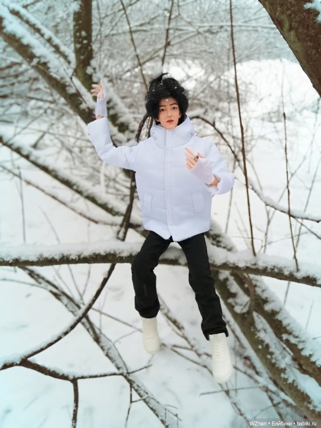 Зимняя прогулка — Портретные куклы знаменитостей: звезды кино (фото 8)