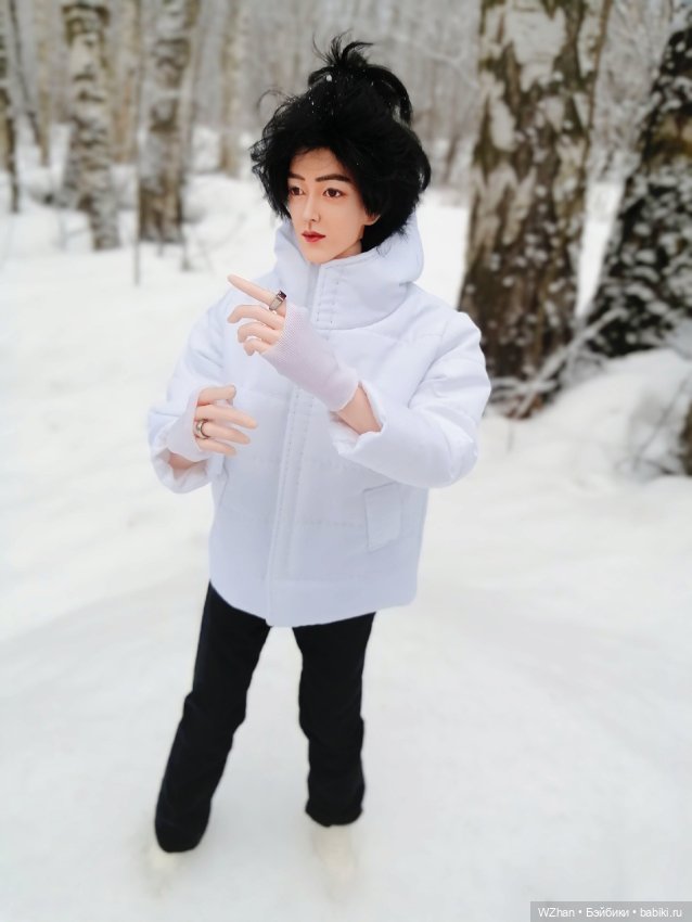 Зимняя прогулка — Портретные куклы знаменитостей: звезды кино (фото 2)