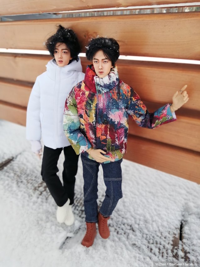 Зимняя прогулка — Портретные куклы знаменитостей: звезды кино