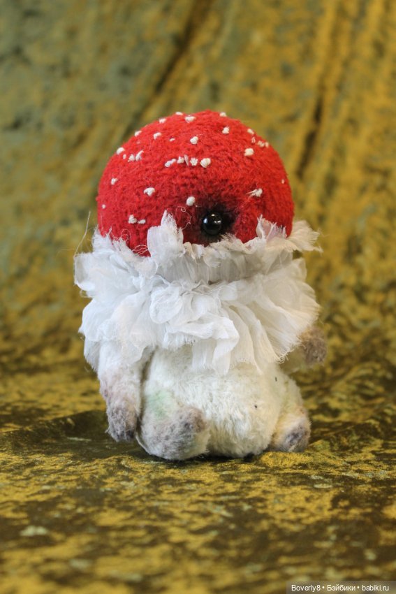 Мухомор и подосиновик — Авторские мишки Тедди и друзья: фото (фото 8)