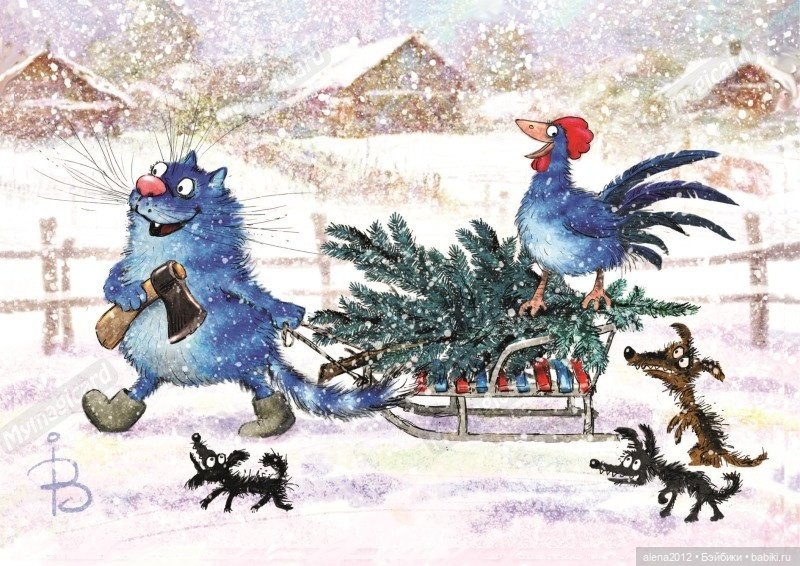 Коты Рины Зенюк встречают Новый Год (фото 9)